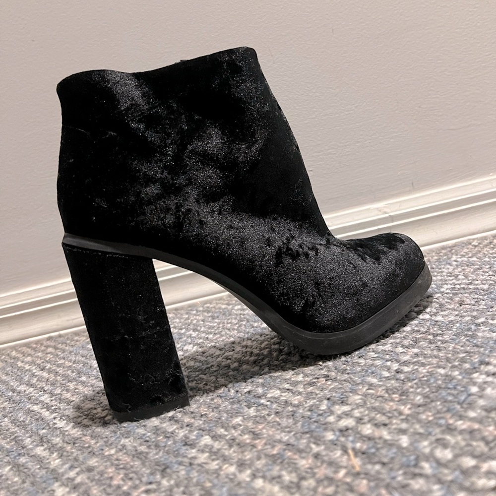 Seychelles Velvet Booties